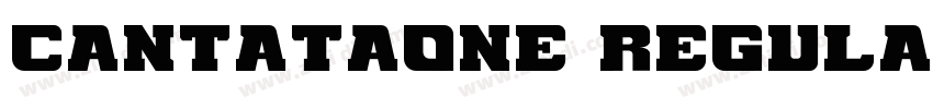 CantataOne Regular字体转换
